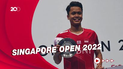 2 Tahun Puasa Gelar,  Anthony Ginting Kembali Juarai Turnamen