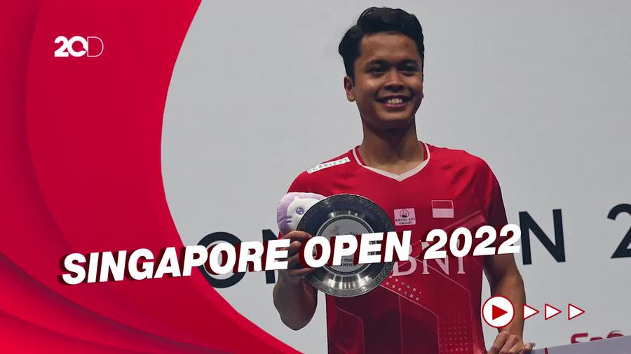 2 Tahun Puasa Gelar,  Anthony Ginting Kembali Juarai Turnamen