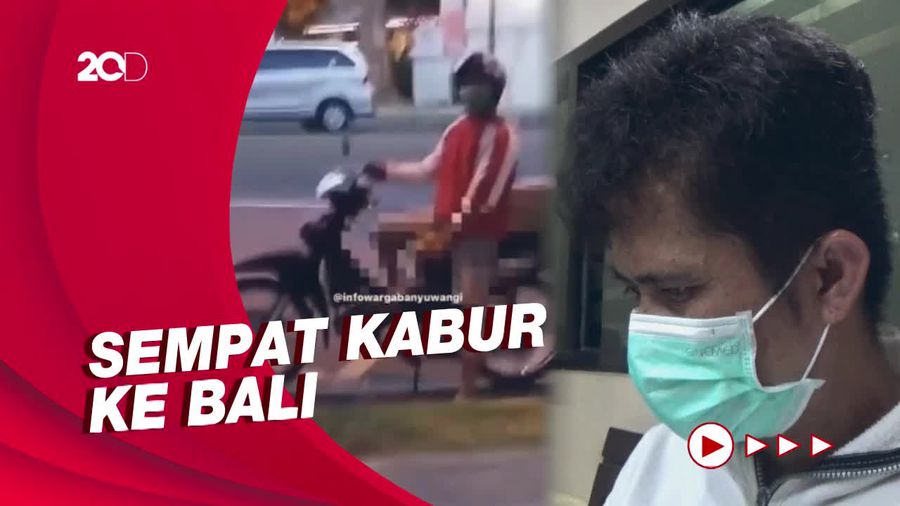 Ini Tampang Pelaku Onani di Depan Pendopo Banyuwangi