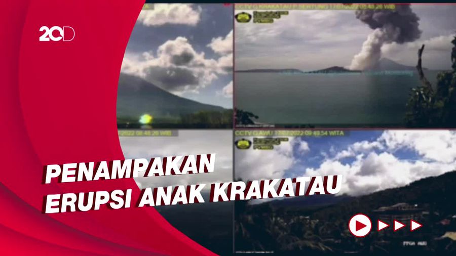 Gunung Anak Krakatau Kembali Erupsi 2 km