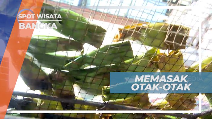 Mengolah Otak-otak Menjadi Siap Santap dengan Dibakar, Bangka
