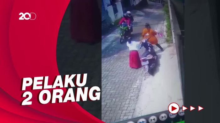 Rekaman CCTV Detik-detik Penembakan Istri Anggota TNI 