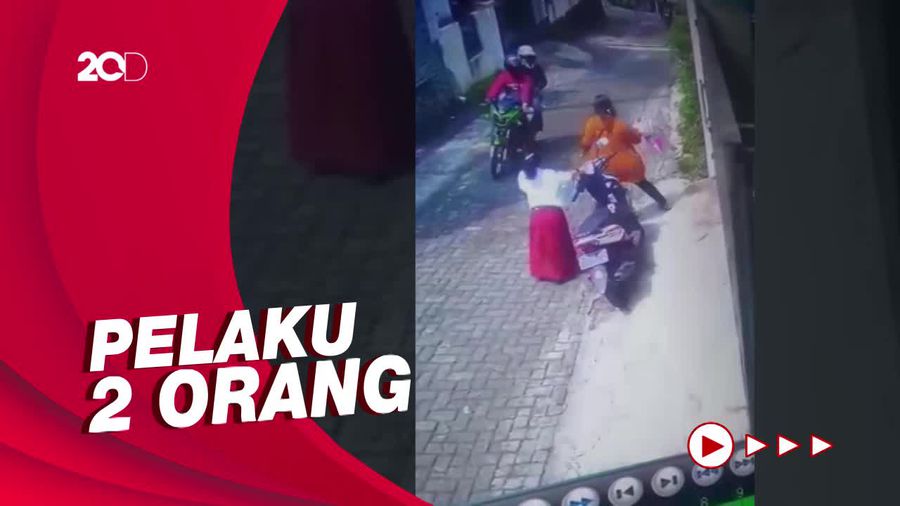 Rekaman CCTV Detik-detik Penembakan Istri Anggota TNI 