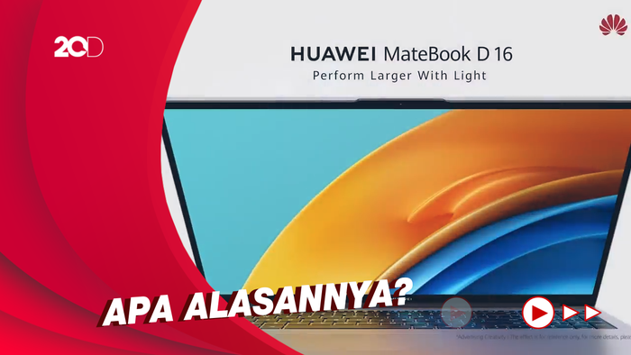 Huawei Masih Bekali Port USB 2.0 di Matebook D16