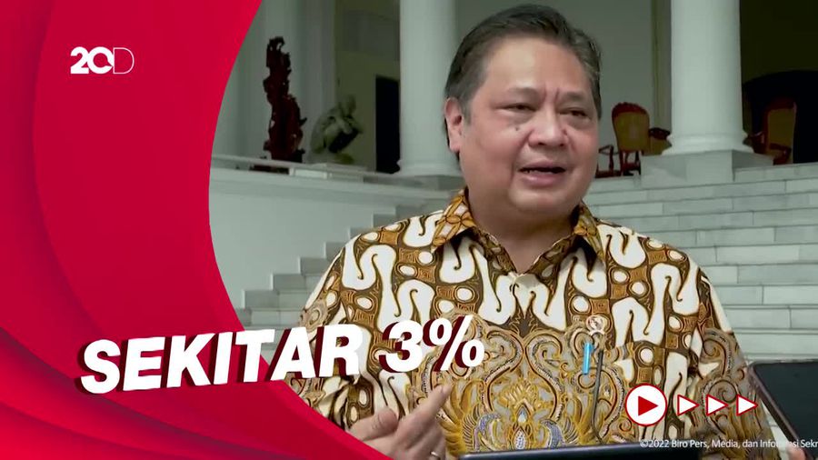 Airlangga: Peluang RI Dilanda Resesi Sangat Kecil