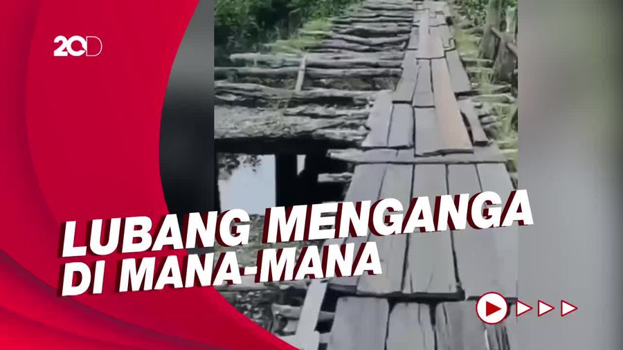 Lewat Jalan Ekstrem di Inhil Riau Ini Wajib Banyak Doa!