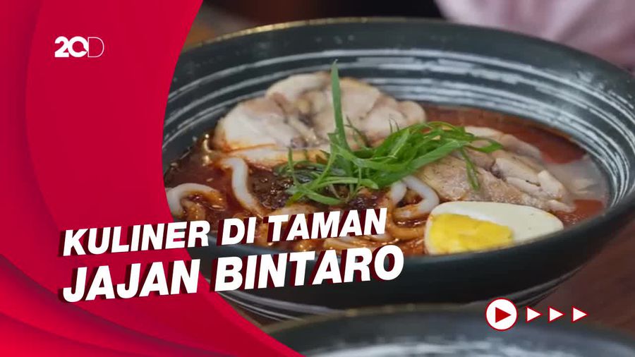 Bikin Laper: Makan Udon-Yakitori Enak di Taman Jajan Bintaro