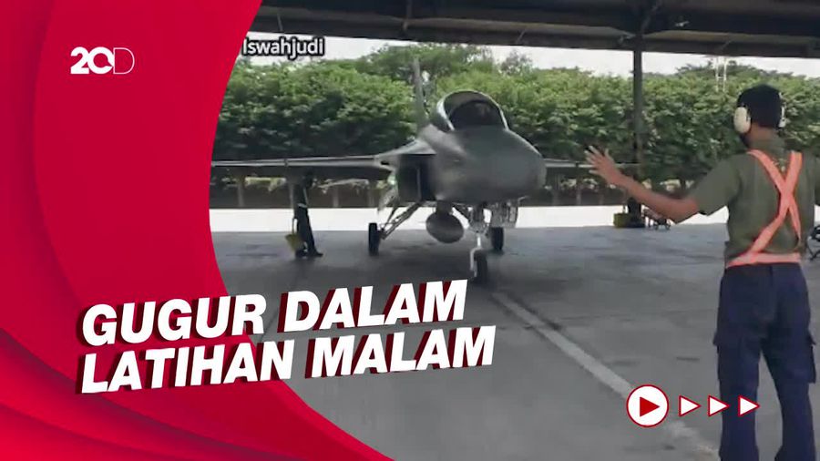 Detik-detik Jatuhnya Pesawat T-50i Golden Eagle di Blora