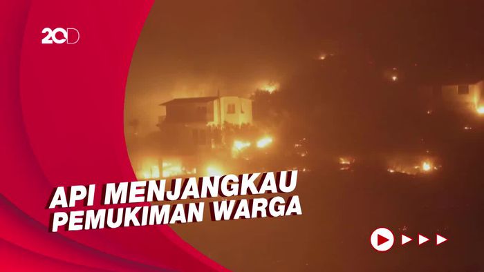 Kebakaran Hutan di Yunani, Ratusan Petugas Berusaha Evakuasi Warga  