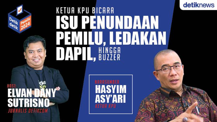 Ketua KPU Bicara Isu Penundaan Pemilu, Ledakan Dapil Hingga Buzzer