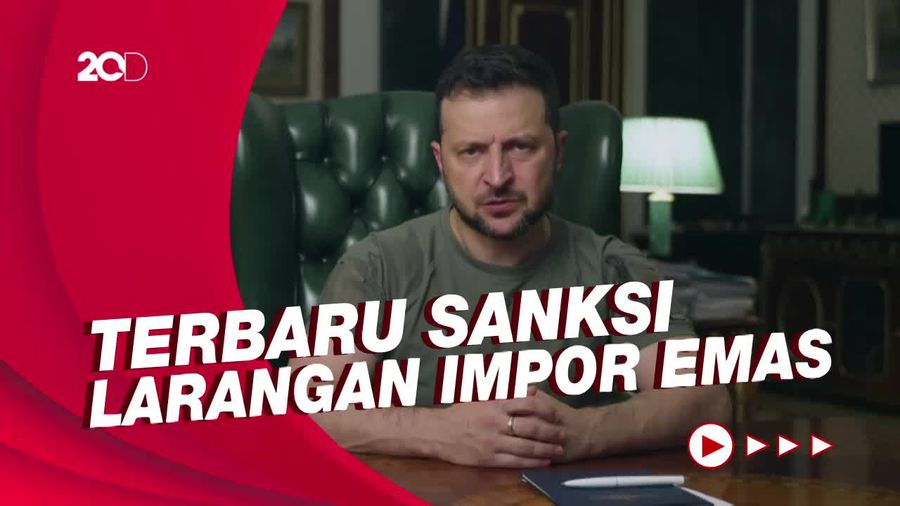  Zelensky: Sanksi Uni Eropa untuk Rusia Tidak Cukup!