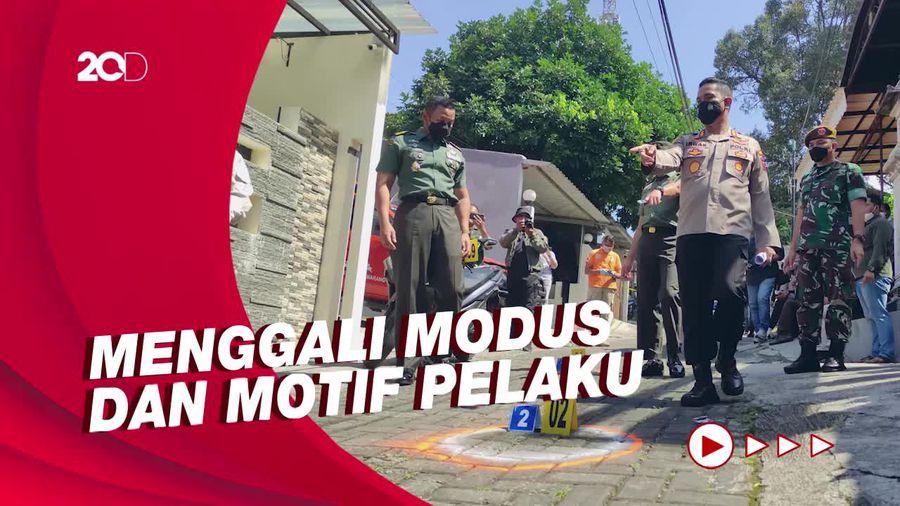 Tim Gabungan Olah TKP Lanjutan Kasus Penembakan Istri TNI
