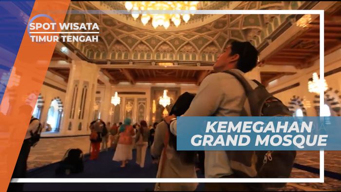 Grand Mosque, Megah nan Indah Masjid Agung di Pusat Kota Muscat, Timur Tengah