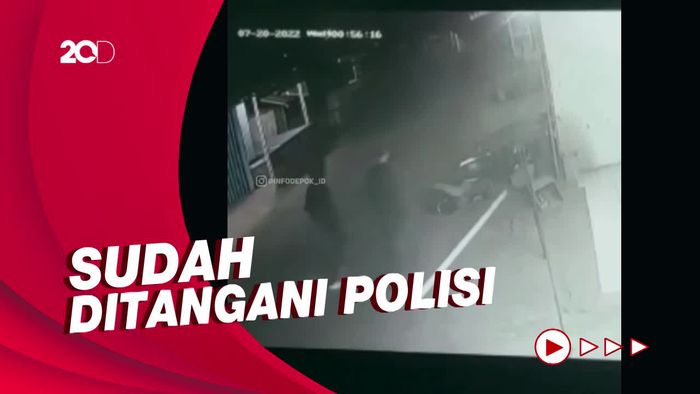 Aksi Begal di Bogor, Tendang Korban Hingga Jatuh-Rampas Motor & HP