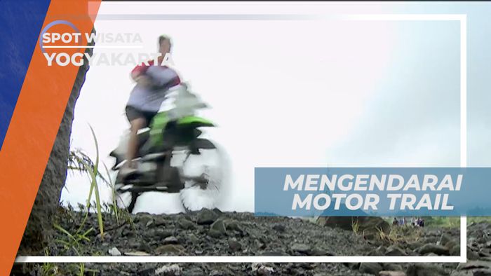 Menjajal Motor Trail di Kawasan Merapi, Yogyakarta