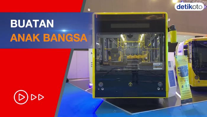 Mewah dan Canggih! Bus Listrik Kuning UI Mejeng di PEVS 2022
