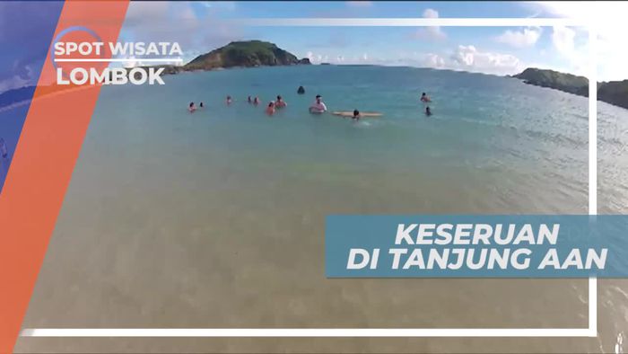 Ragam Permainan Seru di Tanjung Aan Lombok