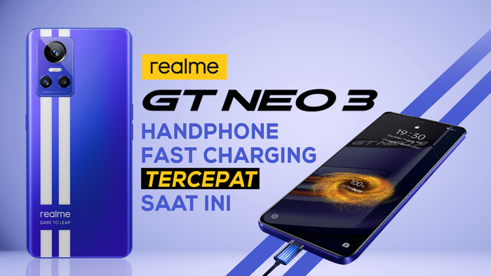 Realme Neo GT 3, Pengisian Full Daya Baterai cuma 15 Menit?
