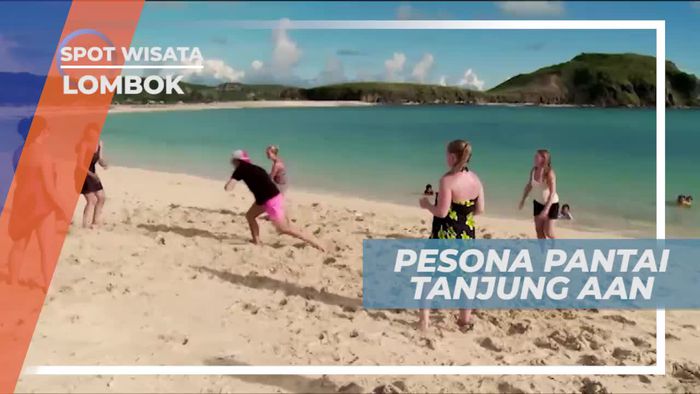 Berkunjung ke Pantai Tanjung Aan Lombok Nusa Tenggara Barat