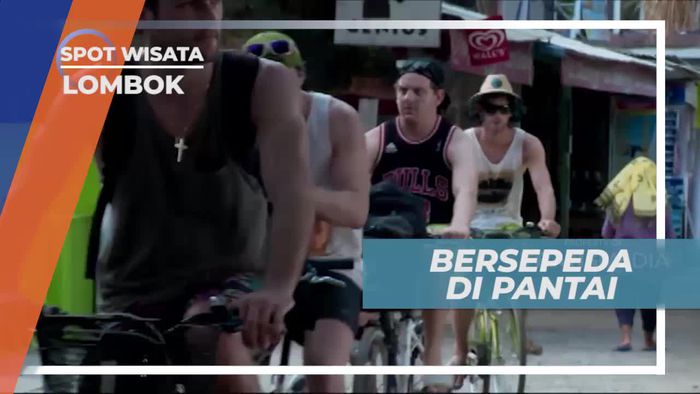 Bersepeda Menyusuri Keindahan Pantai Gili Trawangan Lombok