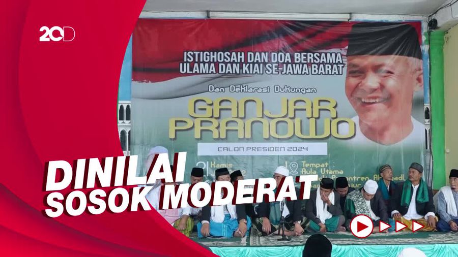 Ulama se-Jawa Barat Gelar Doa Bersama Dukung Ganjar Presiden 2024