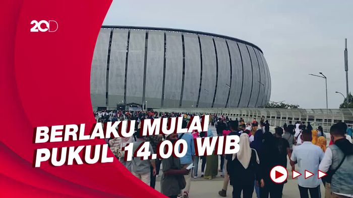 Perhatian! Ruas Jalan di Jakut Ditutup saat Launching JIS