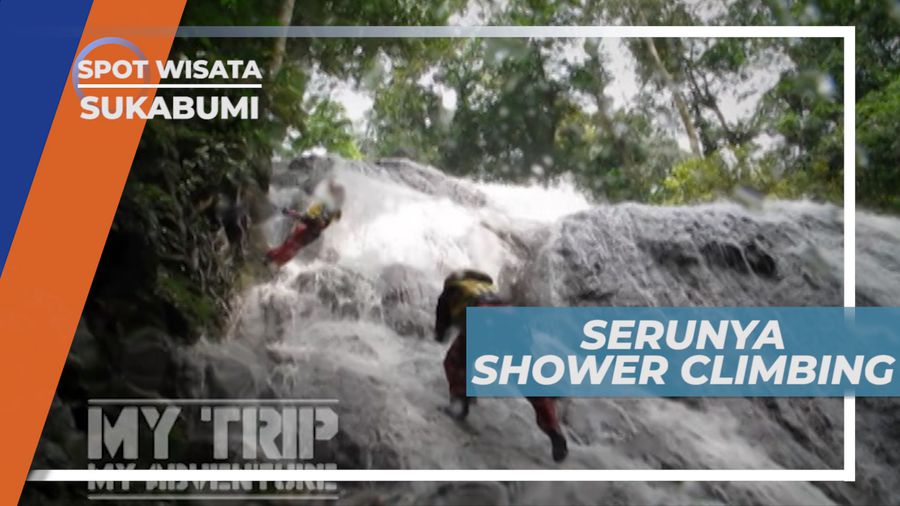 Curug Bibijilan, Serunya Mendaki Tebing di Bawah Aliran Air Terjun, Sukabumi