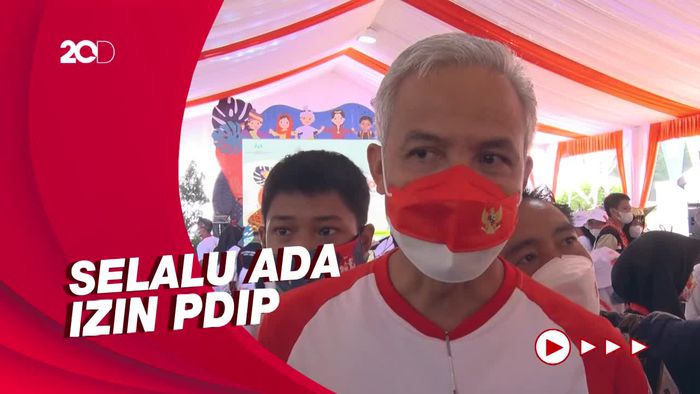 Ganjar Bantah Isu Dirinya Dilarang PDIP ke Luar Daerah