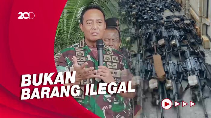 Panglima TNI Ungkap Kontainer Disegel Pelabuhan Panjang Berisi 618 Senjata