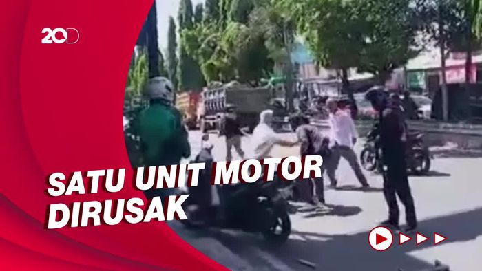 Diduga Suporter Sepakbola Solo Bentrok dengan Warga di Jalan Affandi DIY