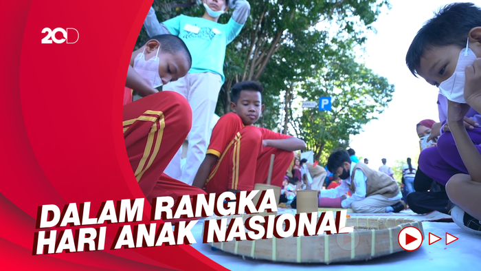 Anak-anak Zaman Now Dikenalkan Permainan Tradisional