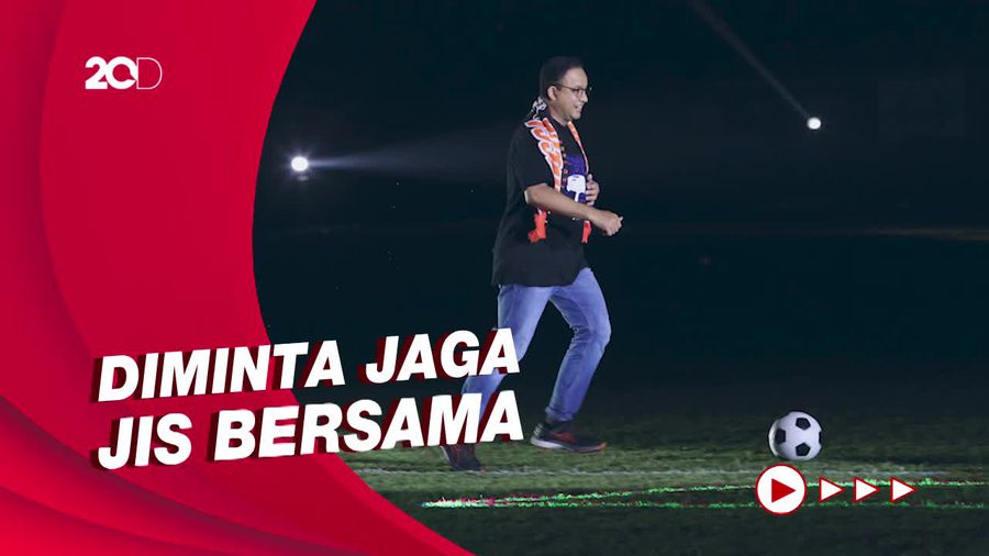 Peresmian JIS Sukses Digelar, Anies Janji Kembali sebagai The Jakmania