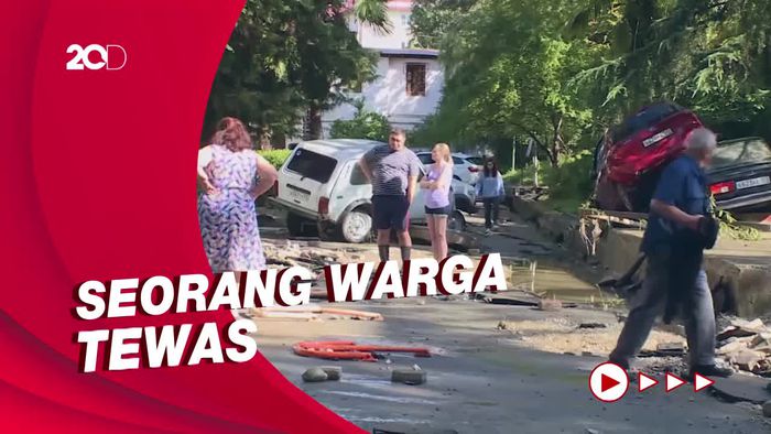 Diguyur Hujan Lebat, Rusia Dilanda Banjir