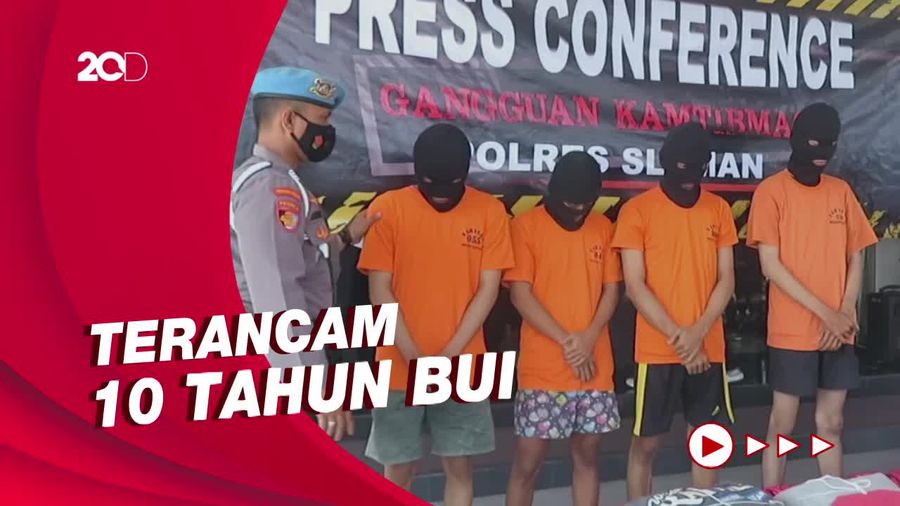 Buntut Ricuh Suporter di Sleman, Polisi Tetapkan 5 Tersangka