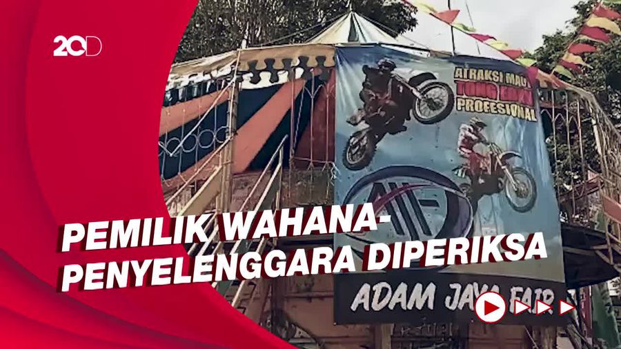 Momen Motor Tong Setan Terlempar ke Penonton, 3 Orang Terluka