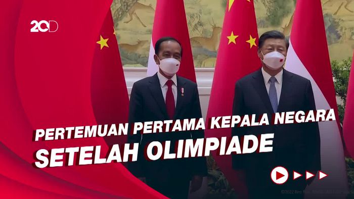 Momen Kemesraan Jokowi Bertemu Presiden Xi Jinping