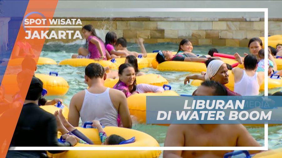 Liburan Seru Beramin dan Berenang Air di Water Boom, Jakarta