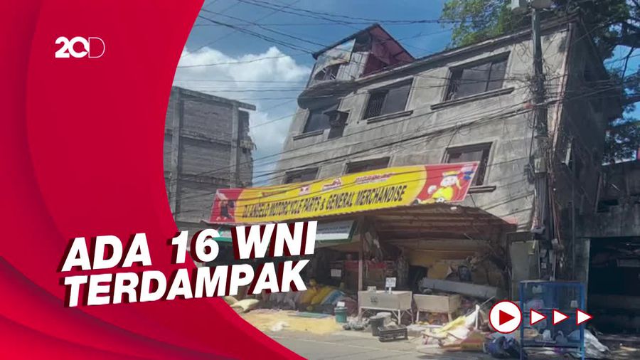 Filipina Diguncang Gempa Kuat, KBRI Manila Langsung Komunikasi ke WNI