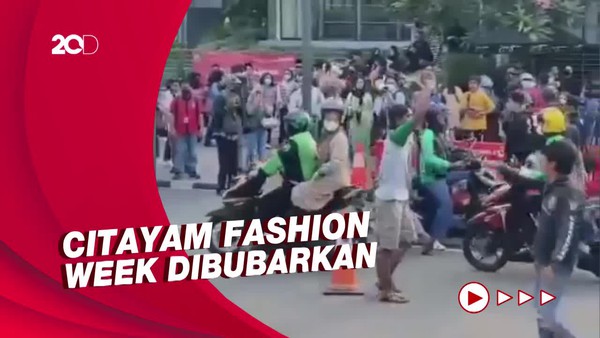 Momen Sejumlah Orang Bubarkan Citayam Fashion Week 