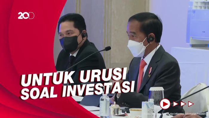 Jokowi Tunjuk-tunjuk Bahlil di Depan CEO Jepang, Ada Apa?