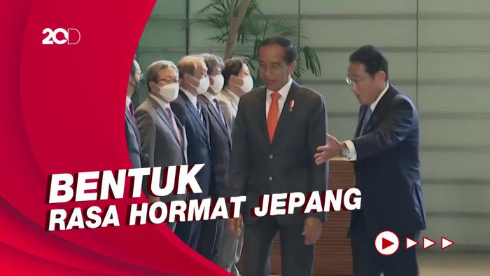 Jokowi Disambut Upacara Penghormatan Khusus di Jepang