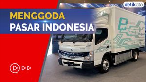 Truk Listrik Mitsubishi Fuso eCanter Mejeng di PEVS 2022