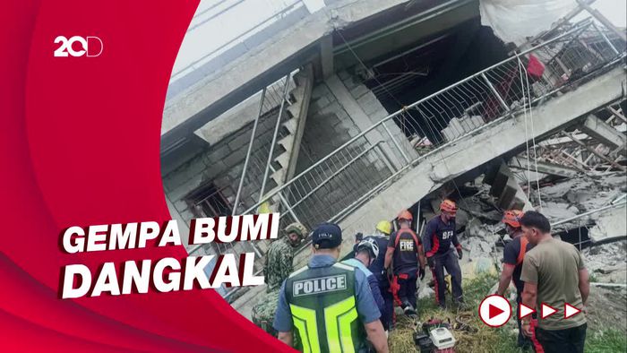 Diguncang Gempa M 7.1, Ratusan Bangunan di Filipina Rusak