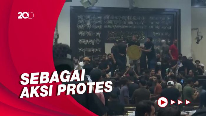 Gedung Parlemen Irak Diduduki Ratusan Demonstran