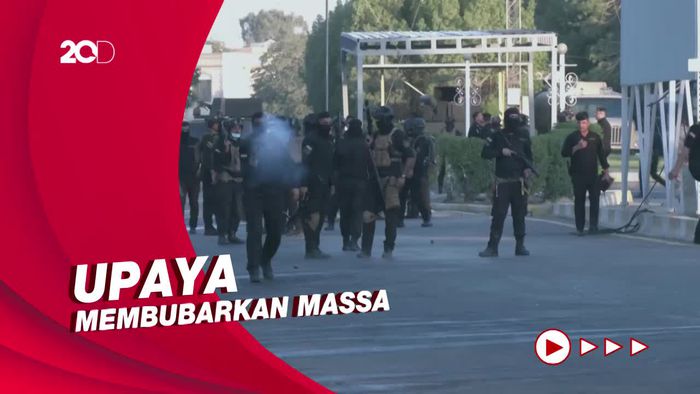 Petugas Keamanan Lepaskan Tembakan ke Demonstran di Irak