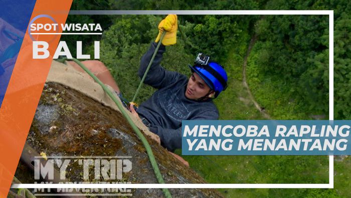 Rapling, Mencoba Olahraga Ekstrem Menuruni Jembatan yang Tinggi, Bali