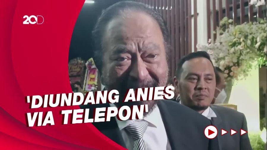 Hadiri Resepsi Putri Anies, Surya Paloh Doakan Mempelai Bahagia