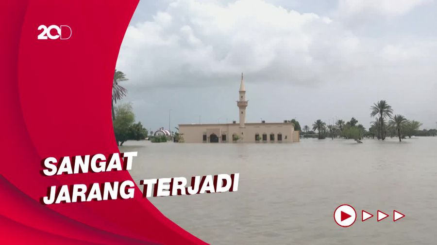 Kejadian Langka, Banjir Melanda Uni Emirat Arab