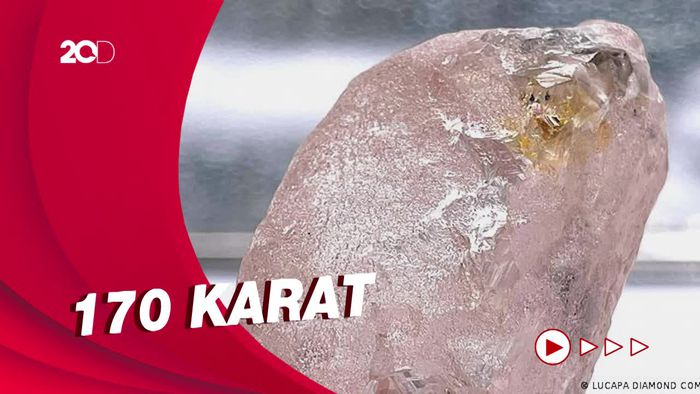 Penemuan Berlian Langka Merah Muda di Angola