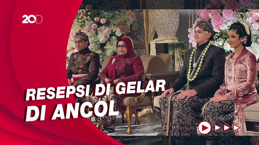 Momen Kedatangan Jokowi-Maruf di Resepsi Putri Anies Baswedan